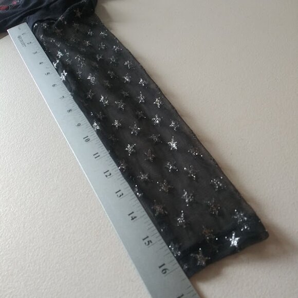 Arizona Jeans Company girl's size M 10/12 black and red top - Picture 13 of 16